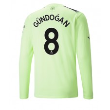 Manchester City Ilkay Gundogan #8 Tredjedrakt 2022-23 Langermet